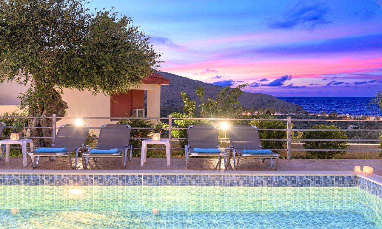 Aqua Blue Villas With Heated Pool Mathés 외부 사진
